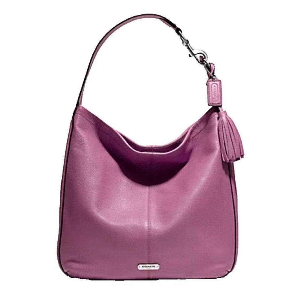 Coach Avery Leather Hobo Bag F23309 Rose
